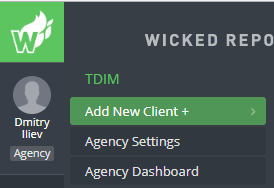 adding clients to your agency dashboard wicked reports