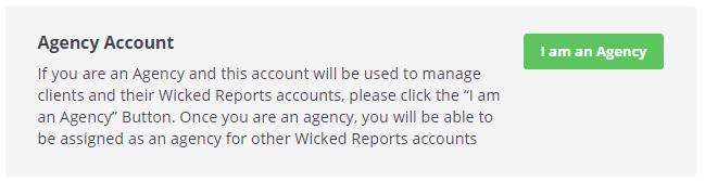 Enabling Agency Reporting Features for Your Wicked Reports Account