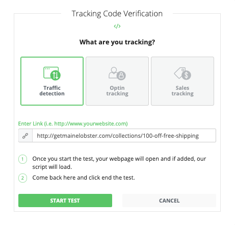 wicked reports tracking code verification