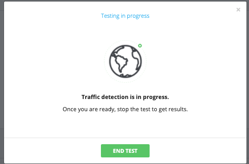 wicked reports traffic detection in progress