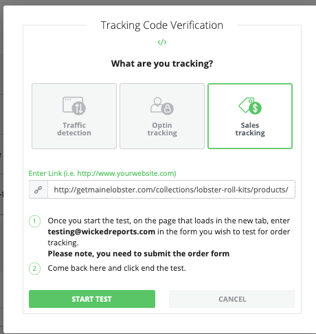 wicked reports sales tracking