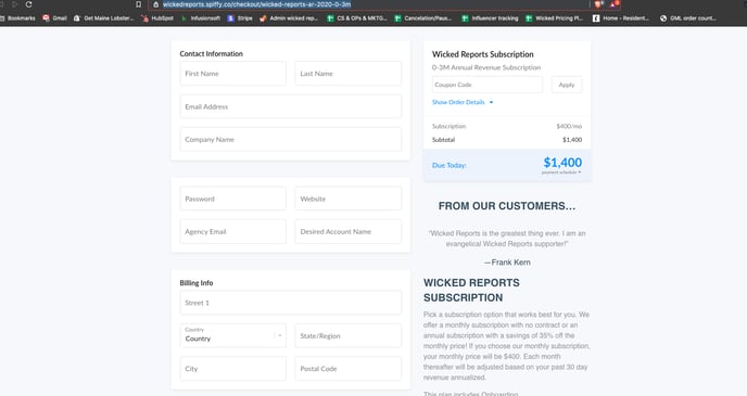 cross domain tracking with wicked reports