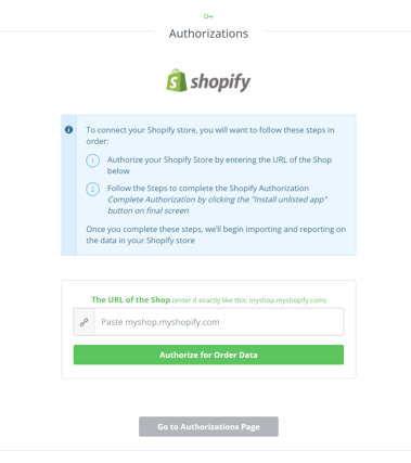 how to integrate shopify with wicked reports