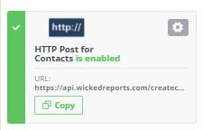 wicked reports creating contacts with http post