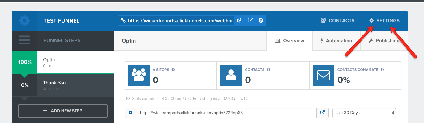 How to integrate ClickFunnels Actionetics for Lead Attribution and Email Tracking