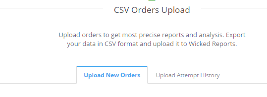 Manual Order Upload With CSV