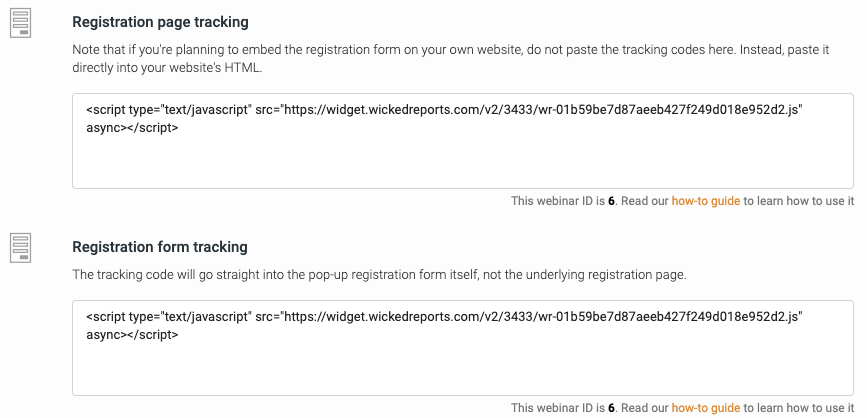Add Wicked Tracking to WebinarJam Ever Webinar